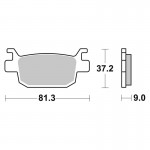 SBS 193MS Motorcycle Brake Pad