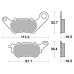 SBS 230HF Motorcycle Brake Pad
