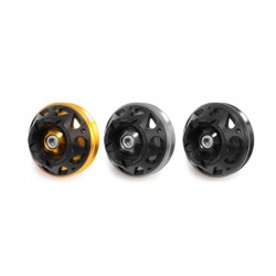 DMV DIRAS3DBM01G Motorcycle Gold 3D Rear Axle Slider