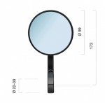 Rizoma BS145 Rearview Mirror Eccentrico