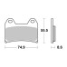 SBS 706DC Motorcycle Brake Pad