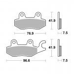 SBS 955HS Motorcycle Brake Pad