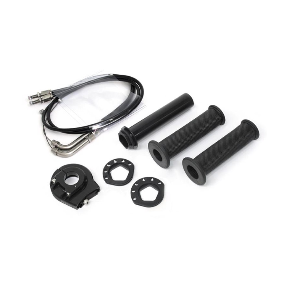 Active 1065712 Motorcycle Black High Throttle Kit (EVO2)-Diameter 40/42