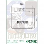 Hiflo HF124RC Motorcycle Oil Filter