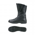 Komine BK071 Water Proof Riding Boots-Black Neo