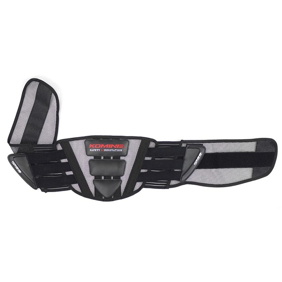 Komine SK605 Back Brace-Black/Red