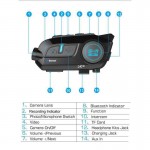 SCSETC Helmet Camera Bluetooth Intercom SCS S11