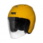 Trax TR03ZRR Open Face Helmet - PSB Approved + Komine GK-243 Protect Mesh Motorcycle Gloves + Motoworld Helmet Slingbag + 2 PPlate 3M Sticker - Only for New Riders