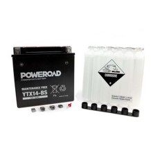 Poweroad YTX14-BS MF-AGM Maintenance Free Motorcycle Battery