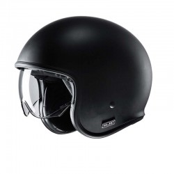 HJC V30 Semi Flat Black Classic Motorcycle Helmet