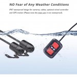 VSYS A6L Waterproof Motorcycle Dash Camera Recorder WiFi with Dual 1080P HD Lens Motorbike DVR GPS