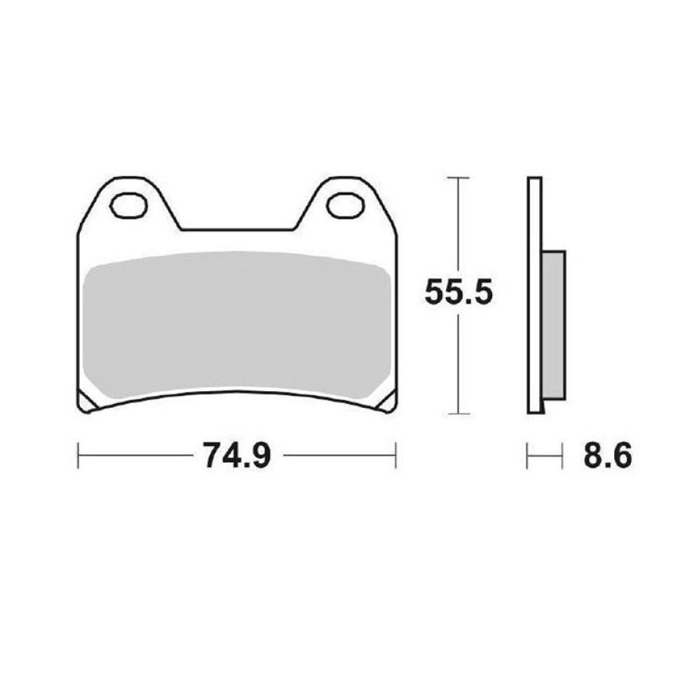 Discacciati FDRT108P2 Radiale Caliper 2Pads