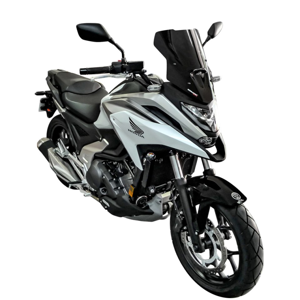 Ermax 0301T19-54 Motorcycle Sport Windscreen (37 cm) Grey