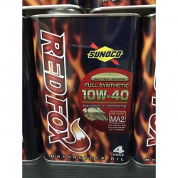 Sunoco Red Fox Full 10W40 Fully Synthetic MA2 Oil