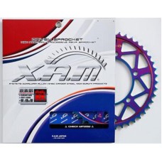 XAM B4404R 520 Titan Steel Motorcycle Rear Sprocket for Kawasaki, Laverda 1983-2021