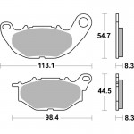 SBS 229CT Motorcycle Brake Pad