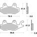 SBS 638RST Motorcycle Brake Pad