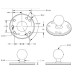 Ram Mount RAM-B-202U Round Plate with Ball