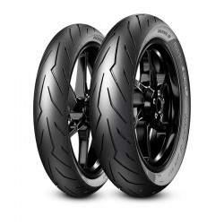 Pirelli 36139 Rosso SPORT 80/90-17 M/C TL 44S Sport Touring Motorcycle Tyre