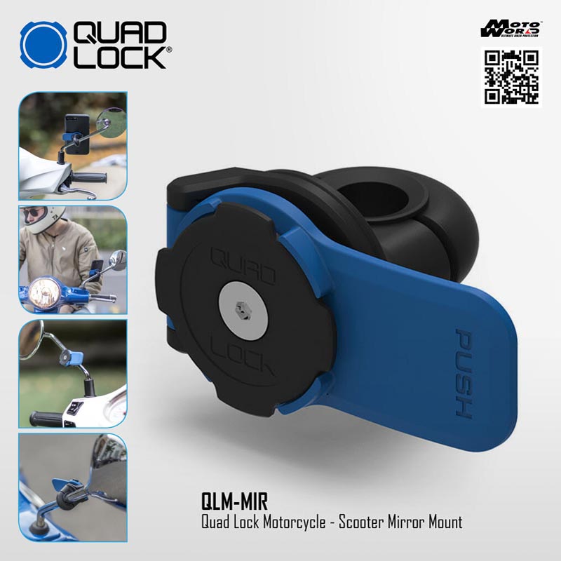 Quad Lock QLM-MIR Motorcycle / Scooter Mirror Mount