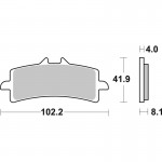 SBS 901RST Motorcycle Brake Pad