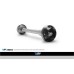 DMV DIFAS3DHO08K Black 3D Motorcycle Front Axle Slider