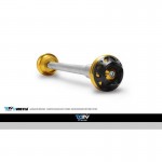 DMV DIFAS3DHO08K Black 3D Motorcycle Front Axle Slider