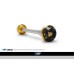 DMV DIFAS3DHO08K Black 3D Motorcycle Front Axle Slider