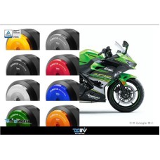 DMV DIFASSU06DIFRASROK Motorcycle Black Front Axle Slider Roll