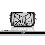 DMV DIRPC2YA10K Motorcycle Black Radiator Guard