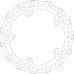 SBS 6014 R12 GS Front Motorcycle Brake Disc