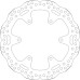 SBS 6087 Motorcycle Brake Disc