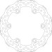 SBS 6105 Motorcycle Brake Disc