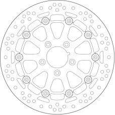 SBS 6143 Motorcycle Brake Disc