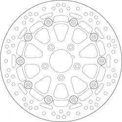 SBS 6143 Motorcycle Brake Disc