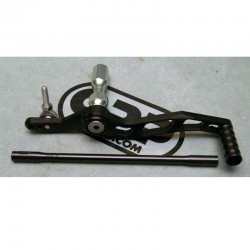 Gilles Tooling US08RJ11B Racing Gear-Lever Black