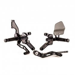 Gilles Tooling VCRH04BG Adjustable Rearset VCR38GT Black-Gold for Honda CB100