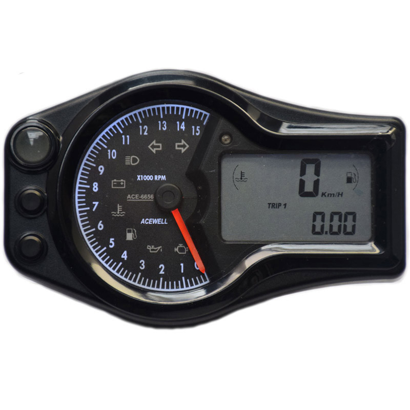 Acewell ACE-6656 High Performance Speedometer Analogue Rpm To 1500