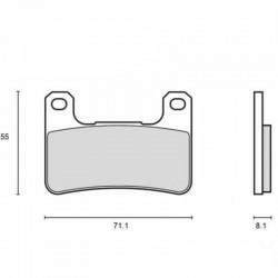 Brembo 107A48631 Brake Pad Kit