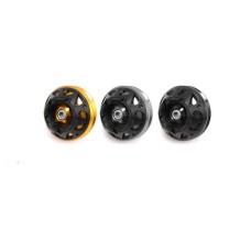 DMV DIRAS3DRBM01G Motorcycle 3D Rear Axle Slider-Gold