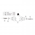 DMV DISSBSM8 Motorcycle Stand Spool