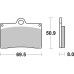 SBS 566HS Motorcycle Brake Pad