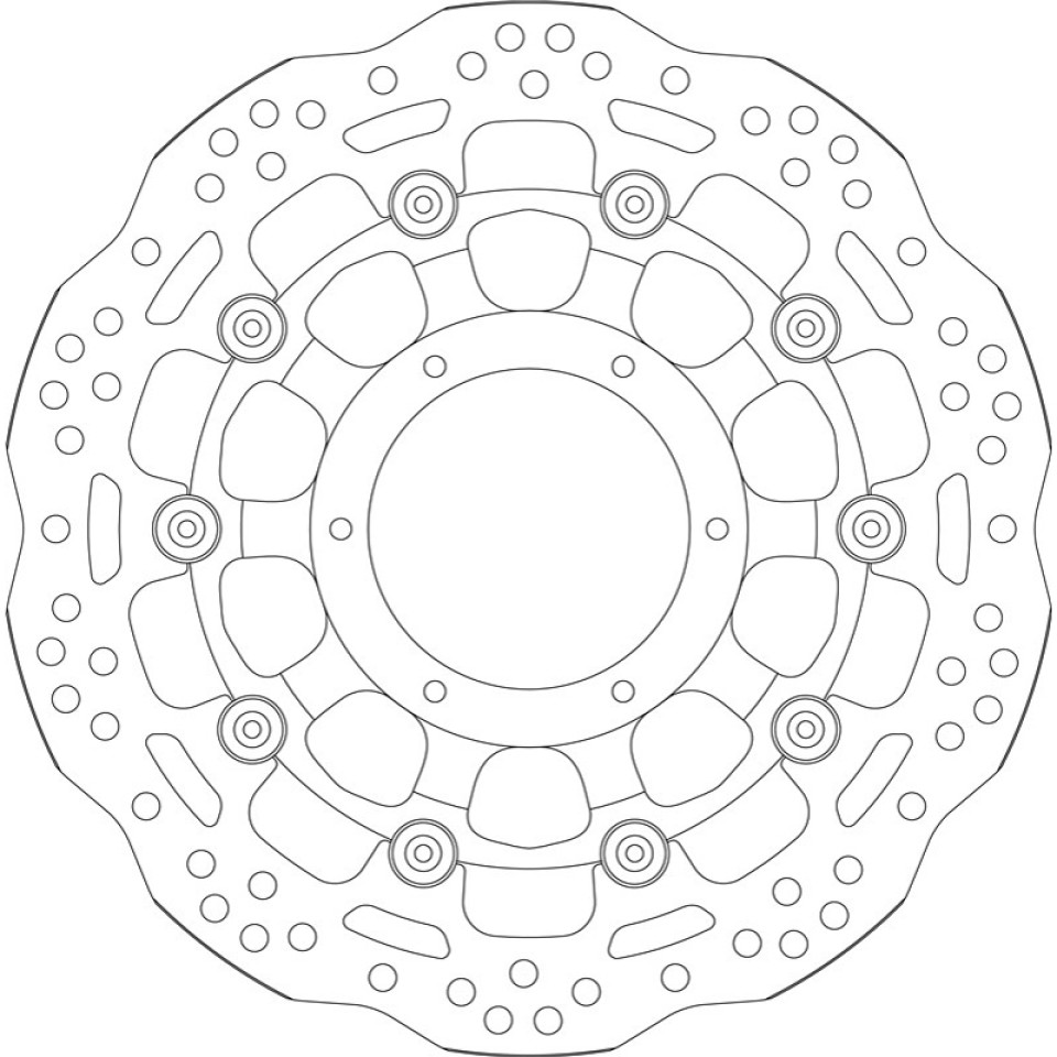 SBS 6102 Front Brake Disc