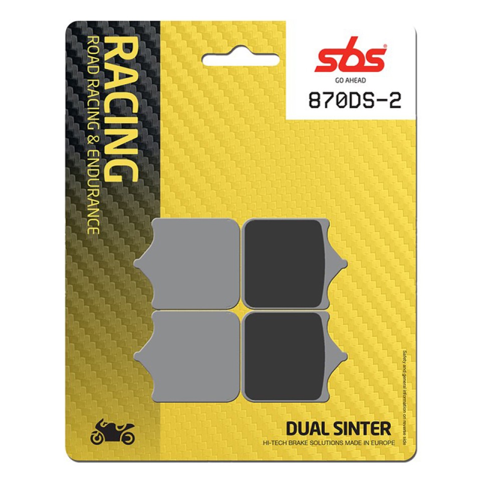 SBS 870DS-2 Motorcycle Brake Pad