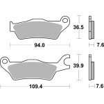 SBS 951HF Motorcycle Brake Pad