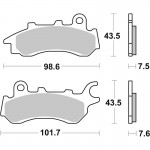 SBS 958HF Motorcycle Brake Pad