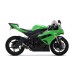 Two Brothers Racing Black Series M-2 Aluminum Canister Slip-On Exhaust System for Kawasaki ZX636 Ninja ZX-6R 2009-2015