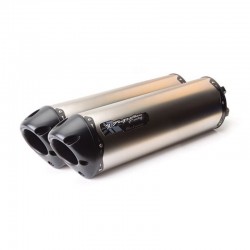 Two Brothers 005-2720408DV Dual Slip-On Titanium Canisters