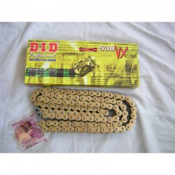 DID 530VX3GB-130ZB X Ring Chains Gold & Black