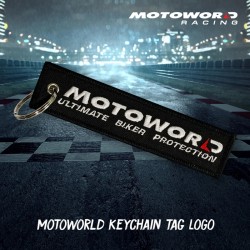 Hodaka Motoworld Keychain Tag Logo (130*30Mm)